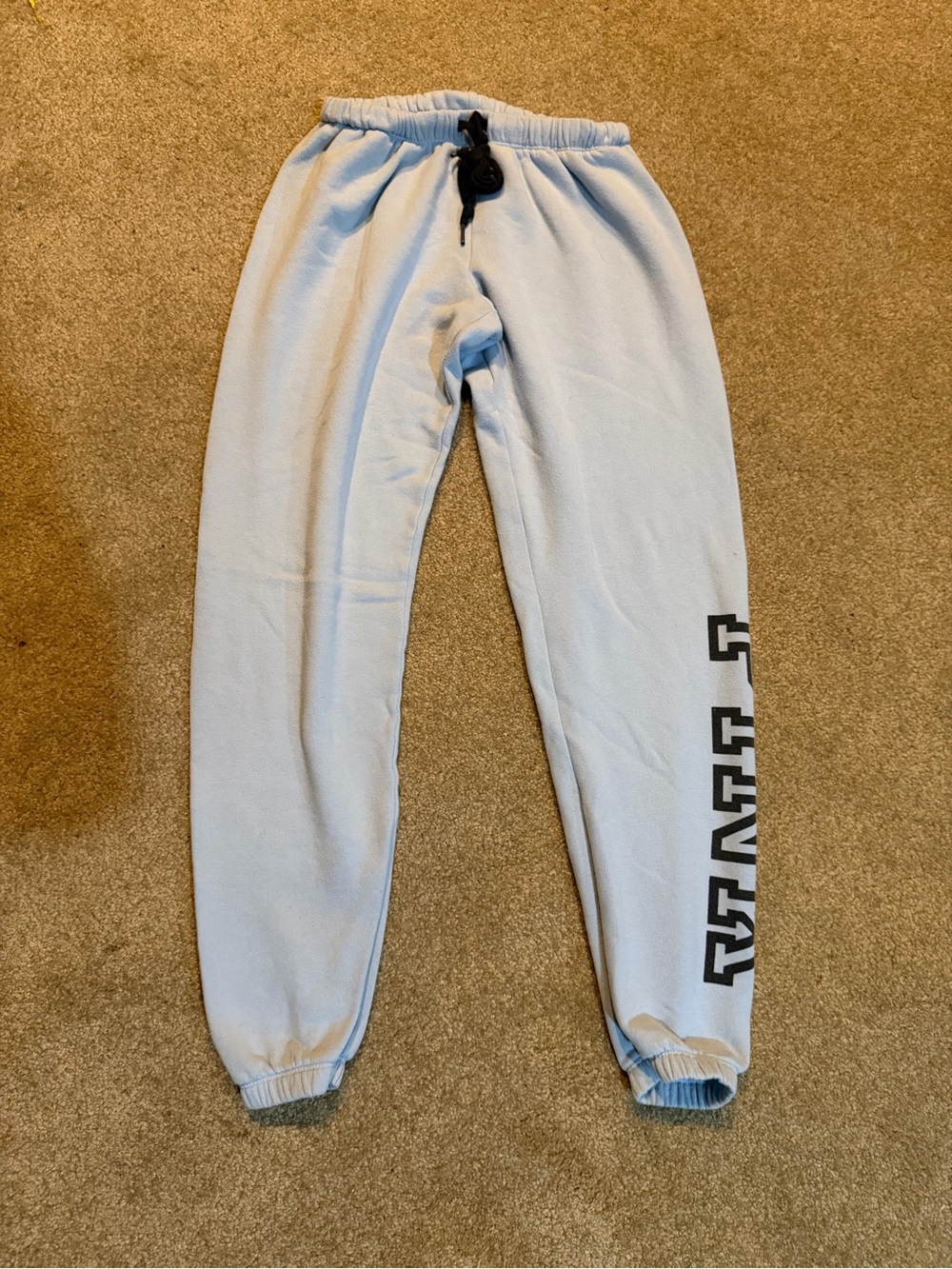 PINK Victoria's Secret Light Blue Womens Sweatpants Joggers